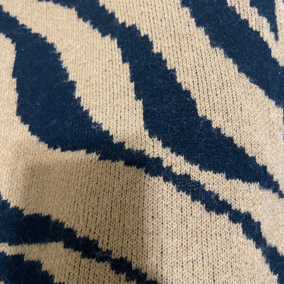 Leith animal print long cardigan sweater Sz xxsmall - Picture 8 of 10